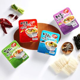 [Hans Korea] Rice Content 60% Cooksy Rice Noodle Anchovy Kimchi Seafood 12 1BOX_Rice Noodles, Noodles, Noodle Dishes, Convenience Foods, Dried Noodles, Cup Noodles_made in Korea